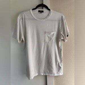 7forallmankind men’s white pocket tee